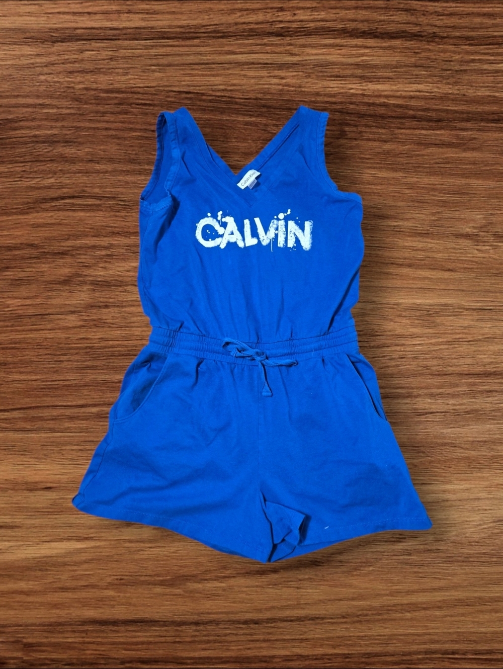 Calvin Klein Royal Blue Beach Romper